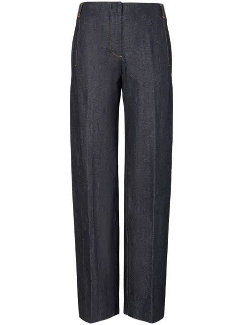 Tory Burch Selvedge straight-leg jeans Blue 156192