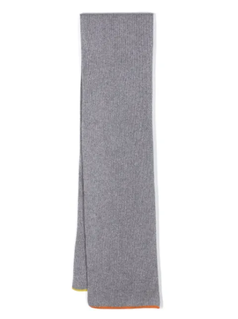 Altea contrasting-trim cashmere scarf Grey 2360210