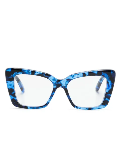 Balenciaga Eyewear tortoiseshell cat-eye glasses Blue BB0297O004