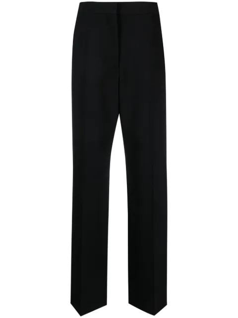 Calcaterra tailored straight-leg trousers Black P82TEXF2304