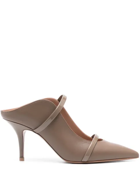 Malone Souliers Maureen 70mm leather mules Neutrals MAUREEN70379
