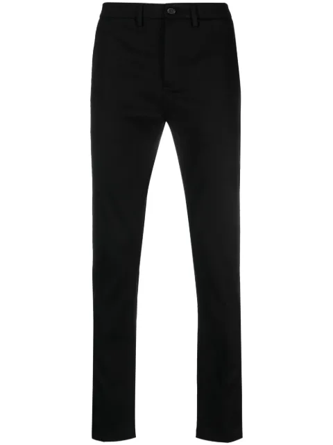 Department 5 logo-patch cotton chinos Black UP0022TS0138