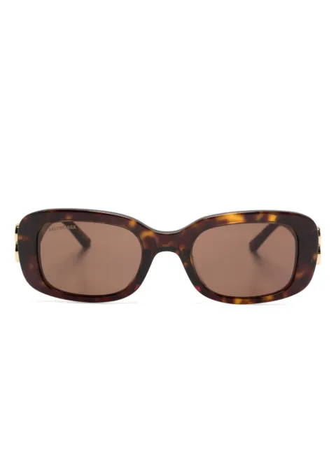 Balenciaga Eyewear Dinasty tortoiseshell rectangle-frame sunglasses Green BB0310SK002