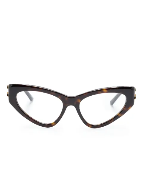 Balenciaga Eyewear tortoiseshell cat-eye frame glasses Brown BB0313O002