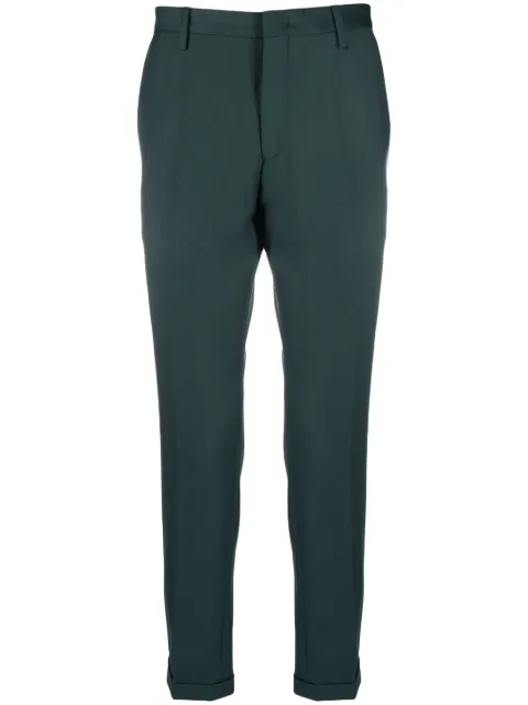 Paul Smith tapered-leg wool trousers Green M1R150ML02131