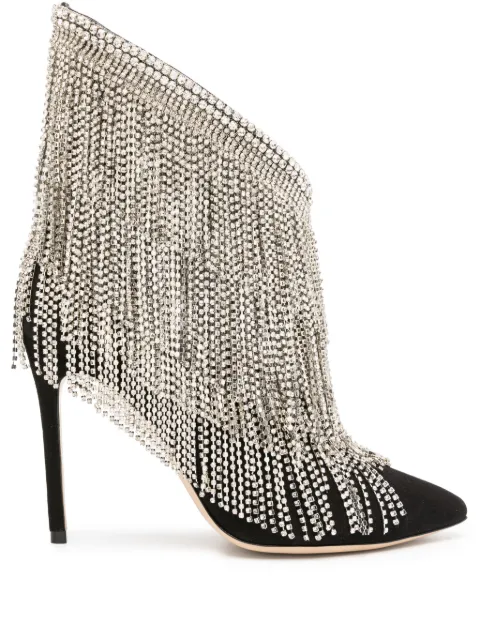 Sophia Webster Xena crystal-embellished boots Black SAW23102