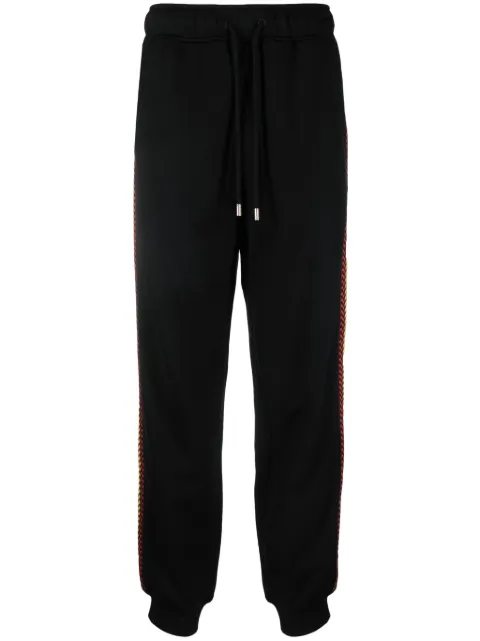 Lanvin Side Curb cotton track pants Black RMTR0054J212H23