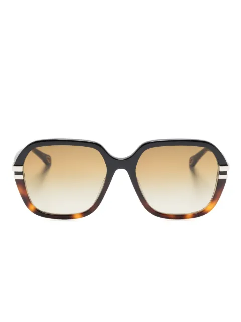 Chloé Eyewear West tortoiseshell square-frame sunglasses Brown CH0204S