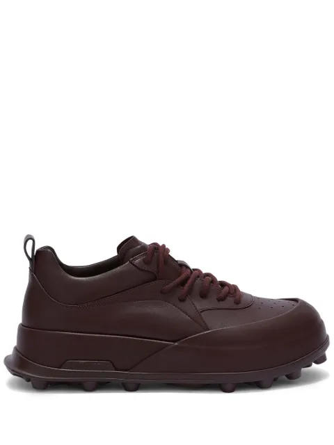 Jil Sander Orb leather sneakers Red J32WS0040P6244