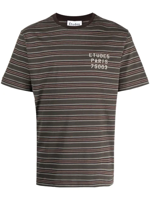 Études Studio striped cotton T-shirt Multicolour H23MM109A021S1