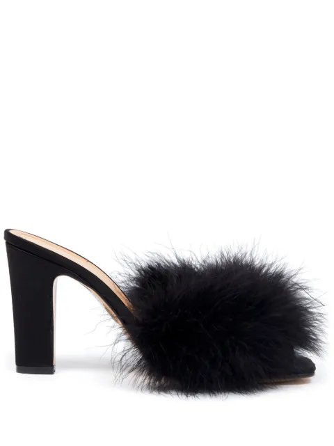 Maison Margiela feather sandals Black S58WP0270P6229