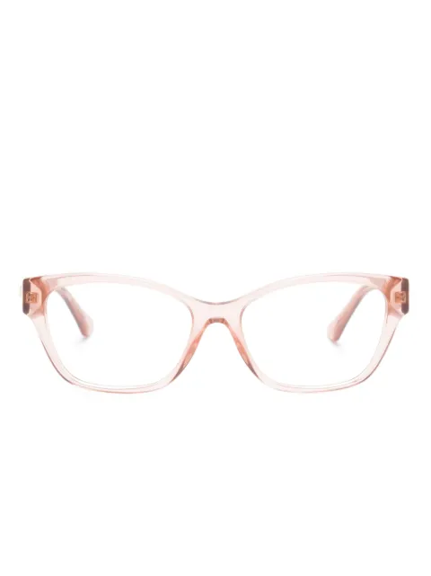 Versace Eyewear Medusa-plaque cat-eye glasses Pink VE3344