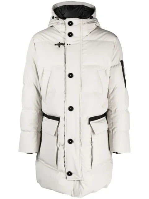 Fay padded hooded parka Grey NAM33470110