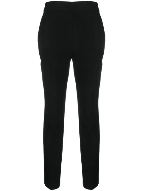 TWINSET slim-cut cigarette trousers Black 232TT2049