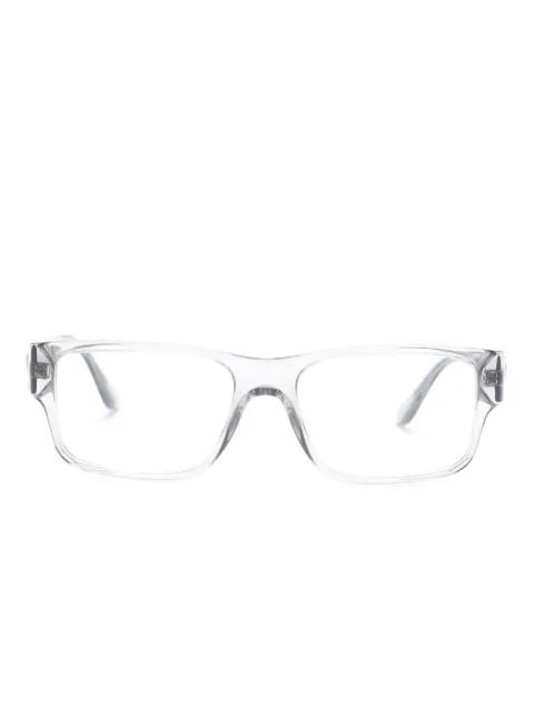 Versace Eyewear Medusa-plaque square-frame glasses Neutrals VE3342