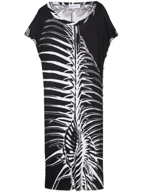PUCCI Pre-Owned 2000s printed midi dress Black EPU420SSA
