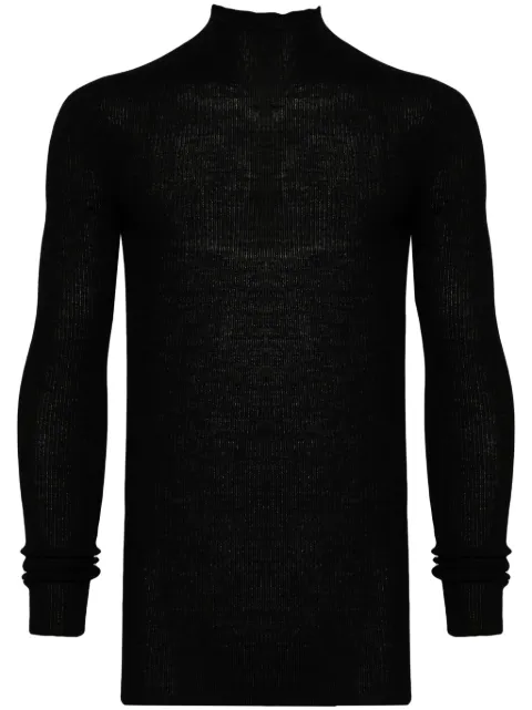Rick Owens ribbed-knit wool jumper Black RU01D3638RIBM