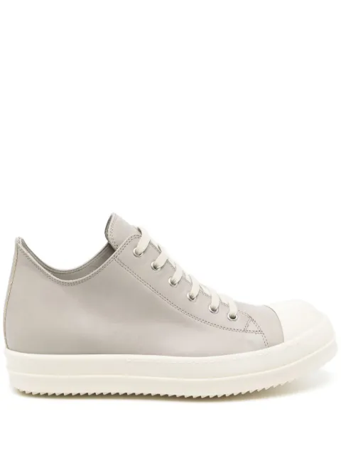 Rick Owens low-top leather sneakers Grey RU01D3891LCO