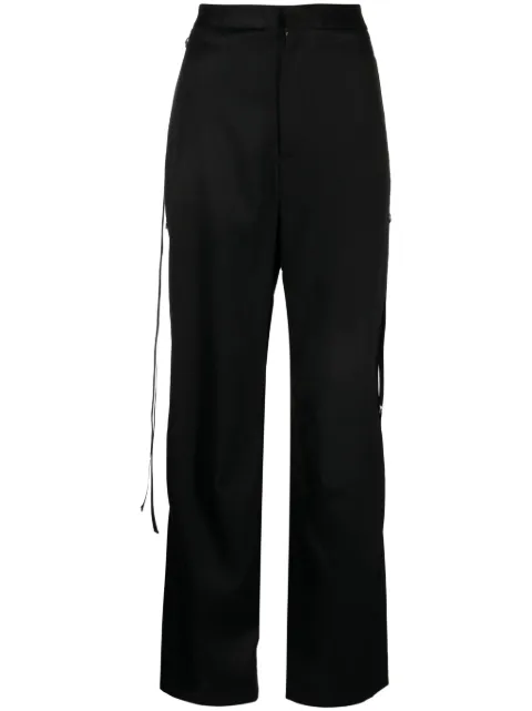 R13 Articulated tuxedo trousers Black R13WR201