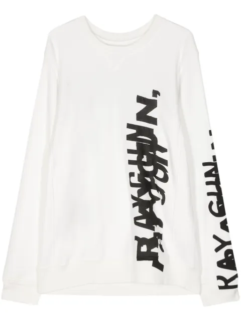 Takahiromiyashita The Soloist graffiti-print long-sleeve sweatshirts White SC0007AAW23WHITE