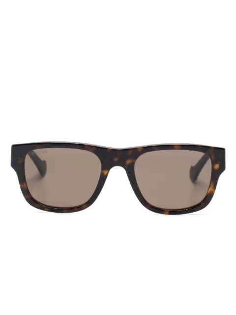 Gucci Eyewear tortoiseshell-effect square-frame sunglasses Brown GG1427S003