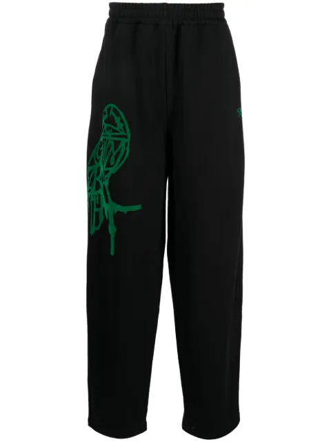 GmbH graphic-print track pants Black AHMEDAW23OCP