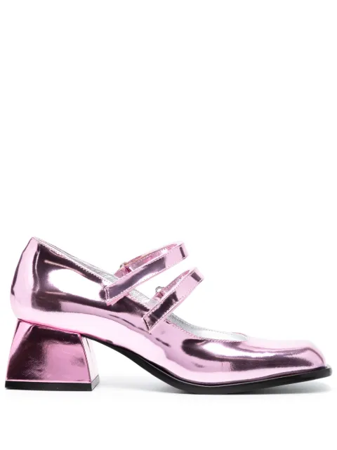 Nodaleto Bacara 75mm metallic pumps Purple NO1379175