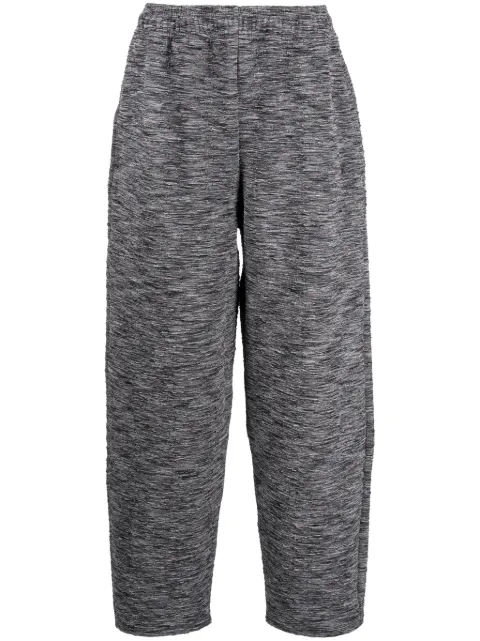 GmbH mélange-effect track pants Grey SADAFAW23