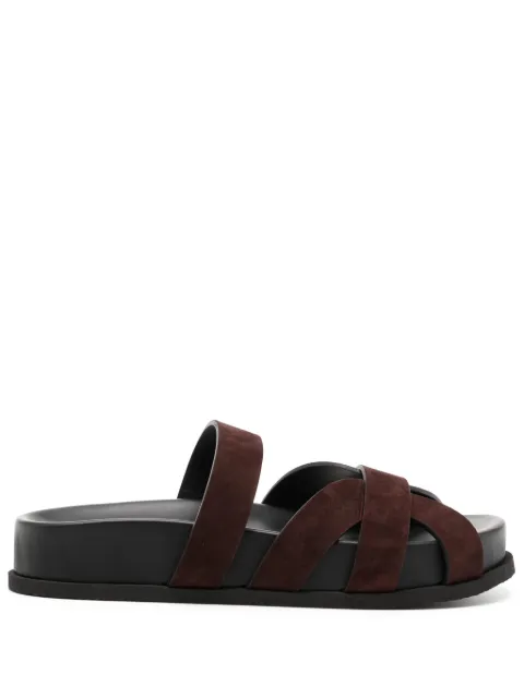 NEOUS strappy suede sandals Brown 00426B23
