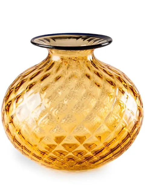 Venini Monofiore glass vase Yellow FO310036000F0BCK
