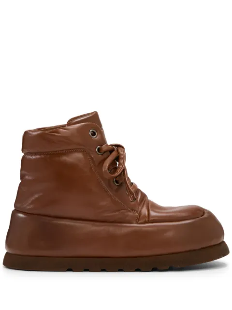 Marsèll 65mm Bombo leather boots Brown MW7065092