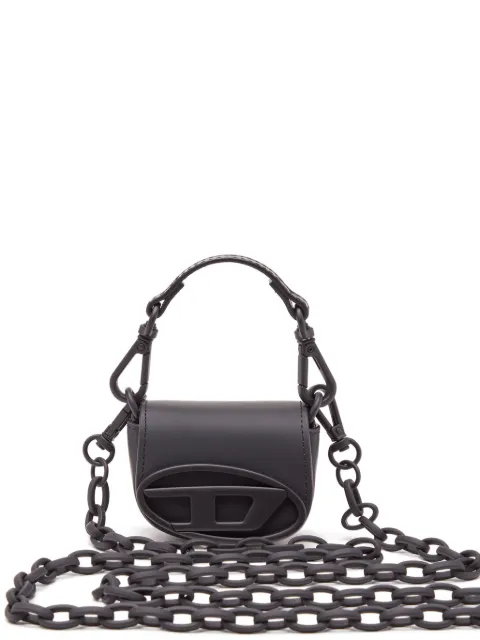 Diesel 1DR Chain XXS leather cross body bag Black X09889P6248
