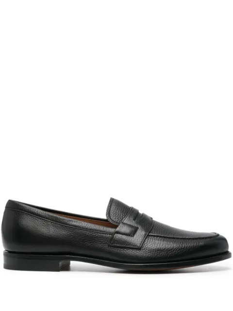 Church's penny-slot leather loafers Black EDB1319AF0