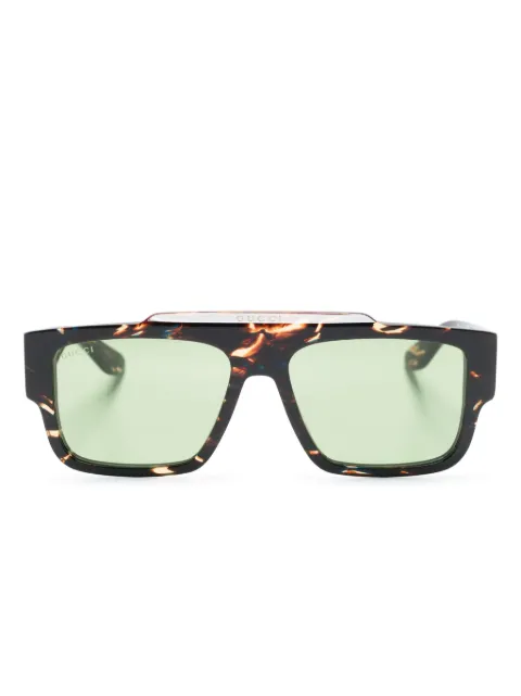 Gucci Eyewear tortoiseshell-effect square-frame sunglasses Brown GG1460S002