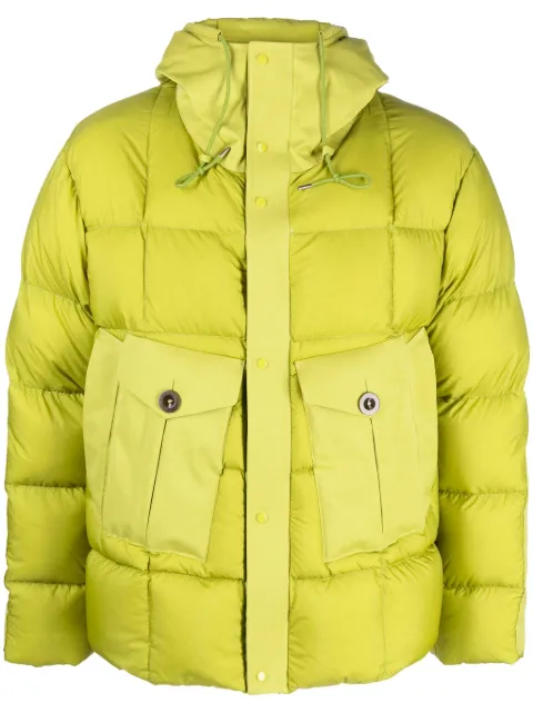 Ten C Tempest Combo down jacket Green 21CTCUB03120006048