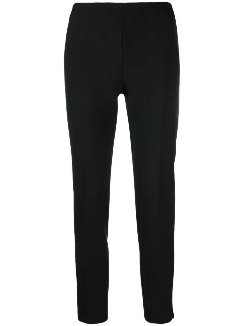Peserico cropped tailored slim-fit trousers Black PH4863H01934