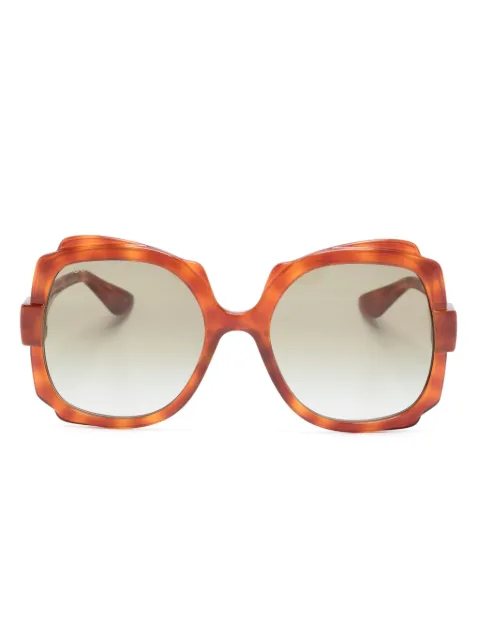 Gucci Eyewear tortoiseshell-effect square-frame sunglasses Brown GG1431S
