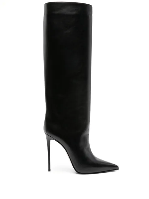 Le Silla Eva 120mm knee-length leather boots Black 2100T100R1PPGLO