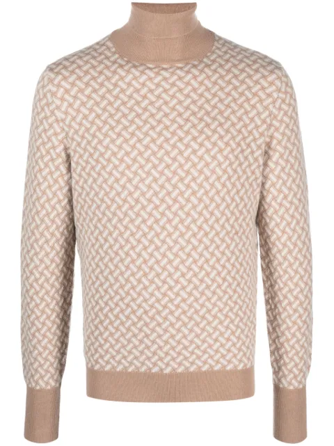 Drumohr Biscottino cashmere jumper Brown D2K104
