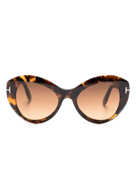 TOM FORD Eyewear Guinivere cat-eye sunglasses Brown FT1084