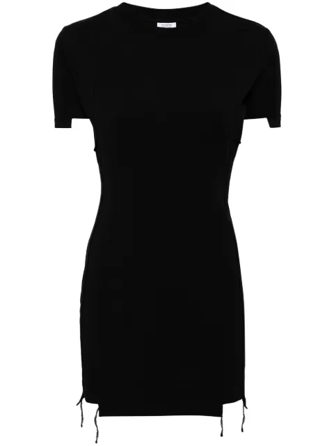 VETEMENTS cut-out short-sleeve minidress Black WE64DR280B