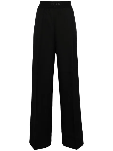 Stockholm Surfboard Club logo-waistband trousers Black U5000019B90