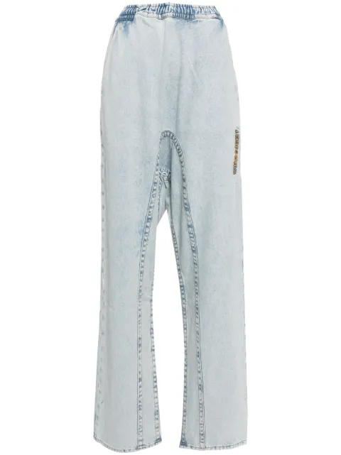Y/Project wide-leg organic cotton jeans Blue 207PA012