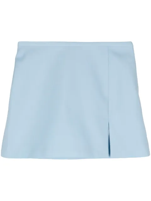 MACH & MACH slit detail knitted miniskirt Blue R24C0009WO03952