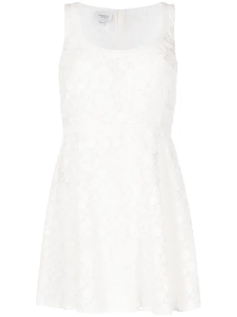 Giambattista Valli sleeveless lace mini dress White 24SSPVCA503002MAC