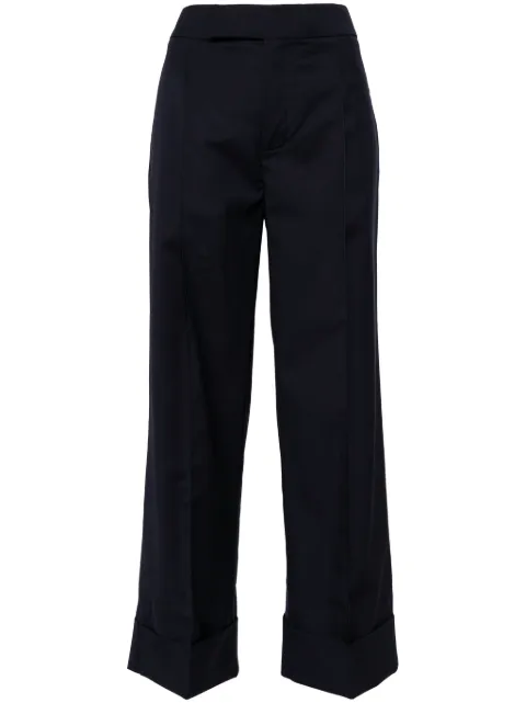 SA SU PHI high-rise wool trousers Blue S24310