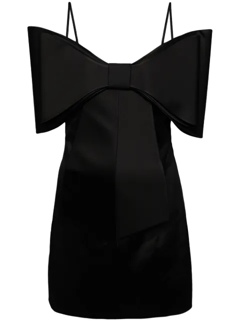 MACH & MACH Le Cadeau organza mini dress Black R24CD100SE12600
