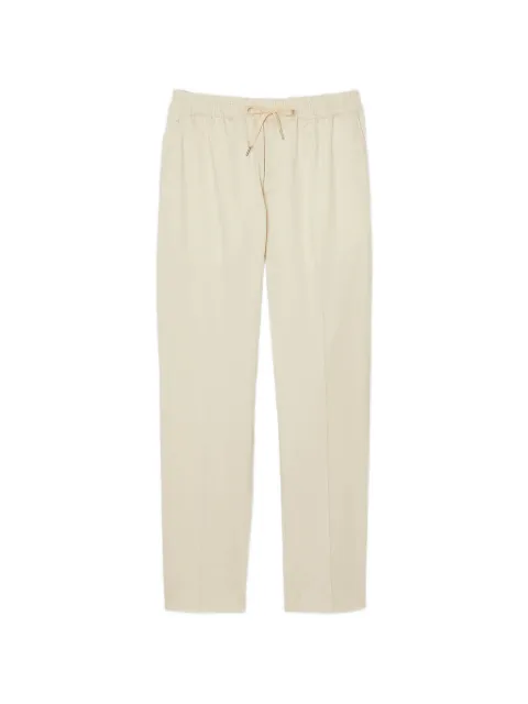 SANDRO elasticated straight-leg trousers Neutrals SHPPA01116