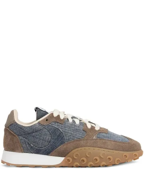 Marine Serre panelled sneakers Grey MFW007UDEN0002