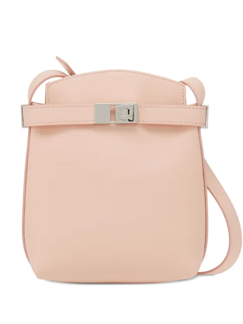Ferragamo Hug leather smartphone holder Pink 770894